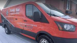 North Star Heating & Air Conditioning Van