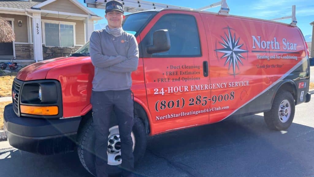 North Star Heating & Air Conditioning HVAC Service technician 