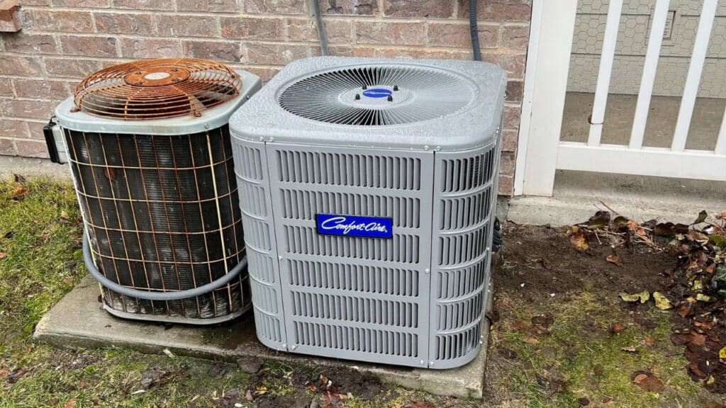 after image of an ac installation by North Star Heating & Air Conditioning.