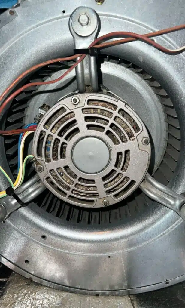After image of a clean hvac motor blower. This is sure to improve the indoor air quality of this West Jordan home.